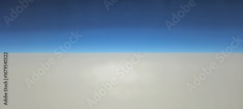 blue sky and sandy desert