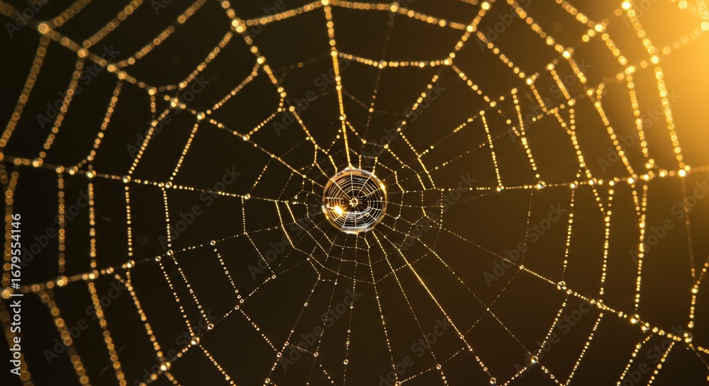 Obraz premium An abstract web of nature connects global business and technology, influencing the lifestyle, travel, and fashion of people in every city, on a dark background