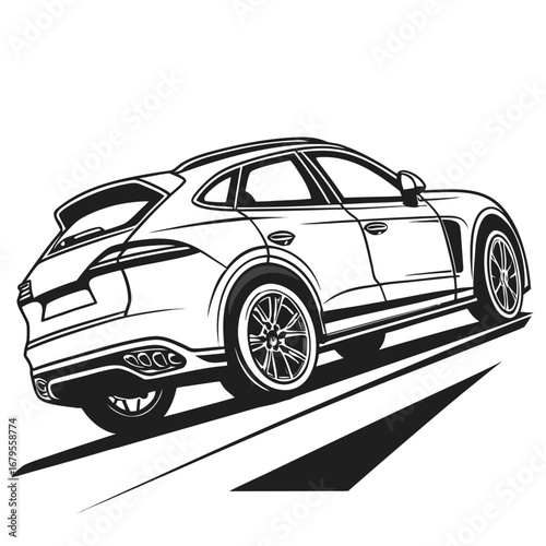 set of premium luxury escort garage showroom services, car wash and auto detailing logo vectors 