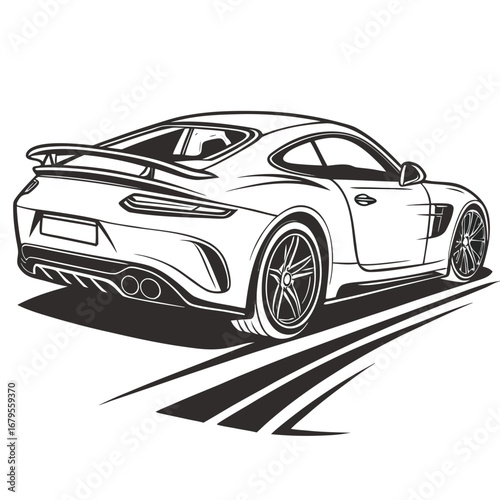 set of premium luxury escort garage showroom services, car wash and auto detailing logo vectors 