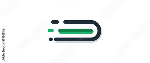 Abstract progress bar graphic