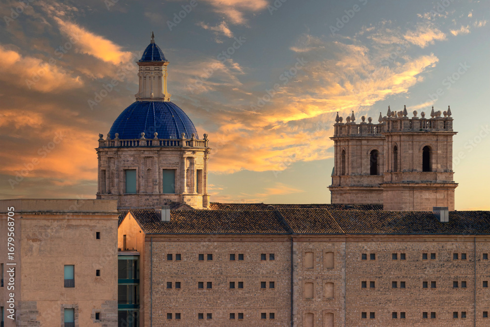 Fototapeta premium 2025, July 29 Monasterio de San Miguel de los Reyes, Antiguo penal de San miguel de los reyes actualmente convertido en la Biblioteca Valenciana