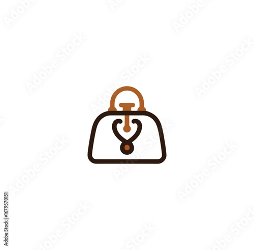 White bag with stethoscope design