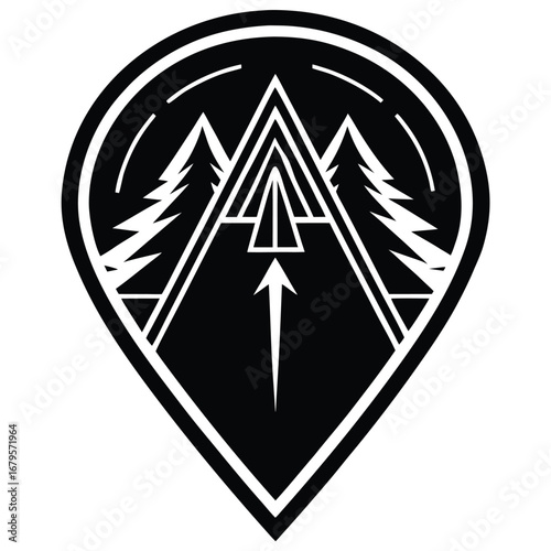 Collection of arrowhead silhouettes for navigation and directional user interface elements