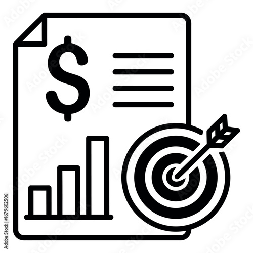 Modern productivity icons for business and technology applications