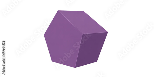 3D Cube Icon  Geometric Shape Object Design PNG