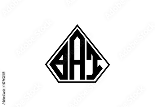 BAI Custom Monogram Logo Design.