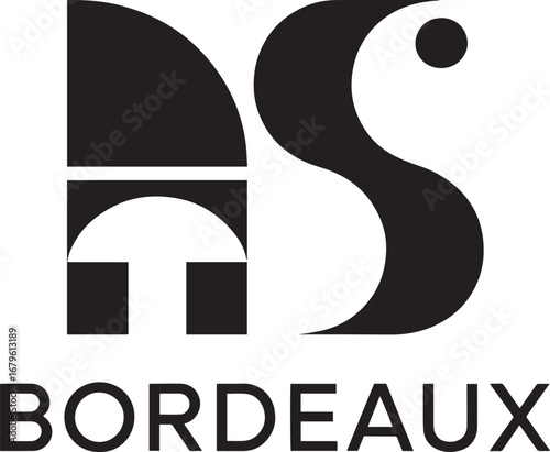 Bordeaux Landmark Silhouette Vector Illustration Iconic French City Design Element