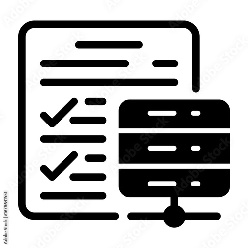 Hosting benefits Semi Solid Vector Icon