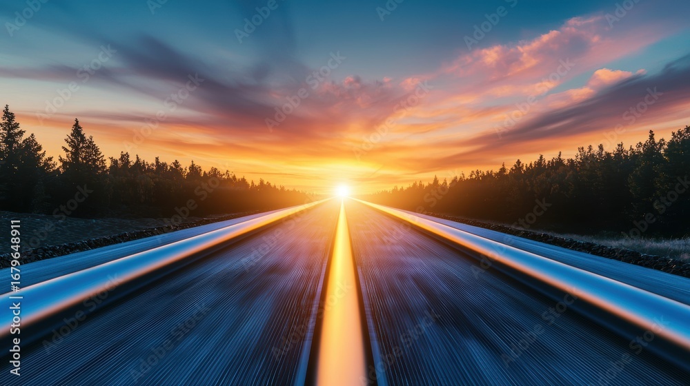 Obraz premium Gasoline Gas pipeline infrastructure with digital monitoring systems ensuring safe fuel transport.