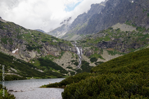 mountain landscape with the river