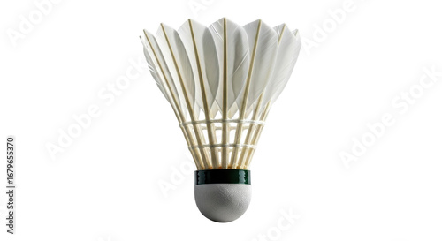 Isolated Badminton Shuttlecock