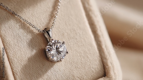 Elegant diamond pendant