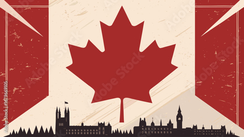 canada day celebration vector art and illustration for canadian independence day