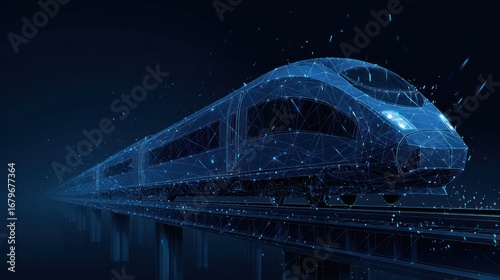 Futuristic train