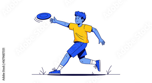 Energetic Youth Displaying Athletic Prowess During Fun Outdoor Recreation Activity