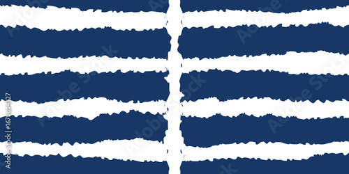 Abstract background of horizontal blue and white stripes with a vertical white stripe down the middle