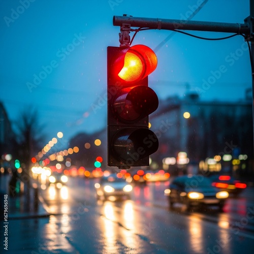 red traffic light