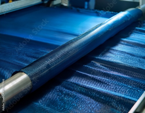 cutting edge textile innovation processing synthetic fibers into durable fabric with advanced material science