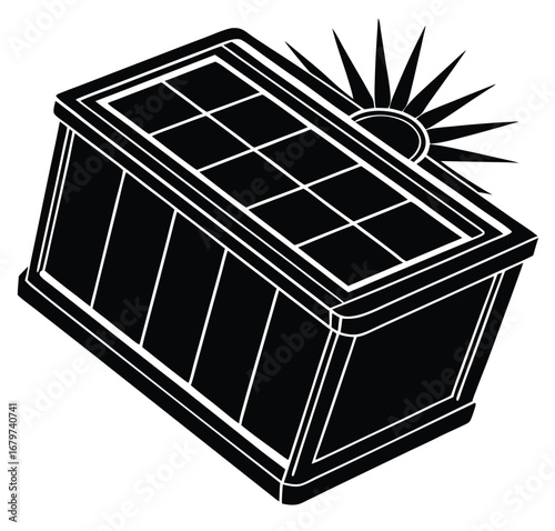 Old paper matchbox with brown wooden matchsticks isolated on a white background