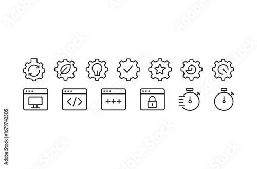 vector outline icons Compiler (Types) compiler c compiler cpp compiler java compiler python compiler swift compiler kotlin compiler rust compiler compiler php compiler js compiler ts.