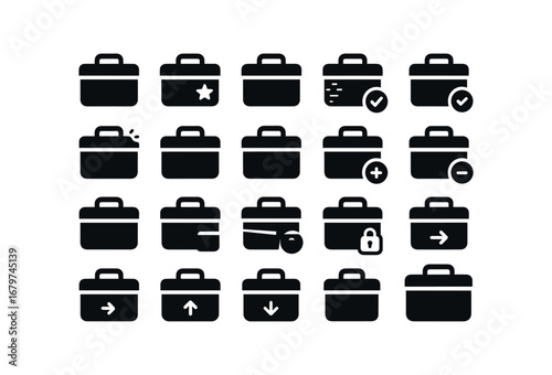 vector solid black filled icons Toolbox (Basic) toolbox icon toolbox new toolbox old toolbox valid toolbox invalid toolbox active toolbox inactive toolbox add toolbox remove toolbox confirm.