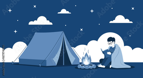 Camping And Reading Under The Starry Sky Is A Wonderful Experience For Everyone