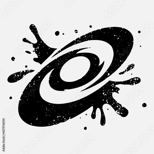 Vortex Swirl Icon Symbol Vintage Retro Illustration Graphic Flat Icon Set
