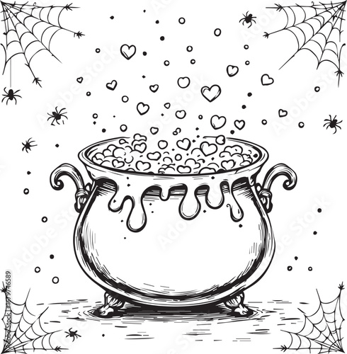 “The Cauldron That Cooked in Heartbeats” (or) “Spell of Softness, Stirred in Shadows”