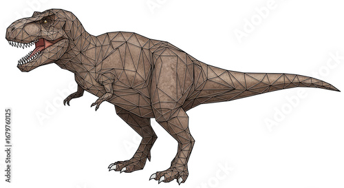 Εκτύπωση καμβά Isolated Cartoon T-Rex