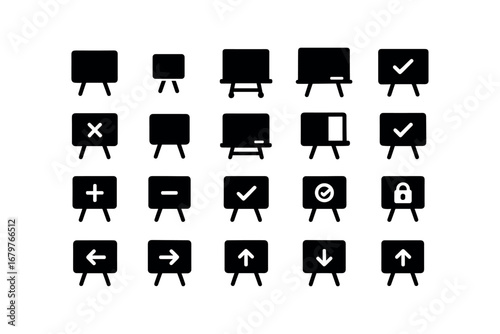 vector solid black filled icons Whiteboard (Basic) whiteboard icon whiteboard small whiteboard large whiteboard new whiteboard old whiteboard valid whiteboard invalid whiteboard active.