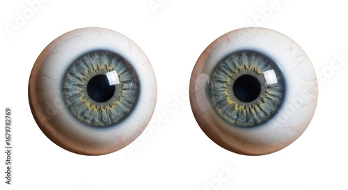 Obraz na plátně Isolated Pair of Human Eyes