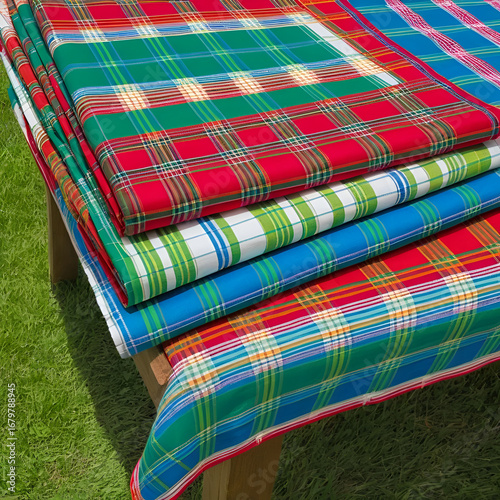 Nappes en madras tradition des iles antillaises