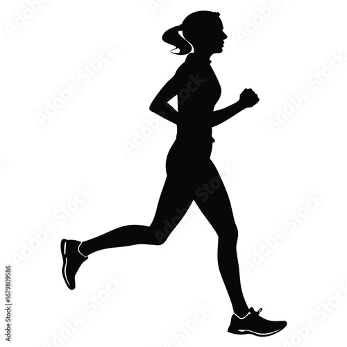 Woman jogging