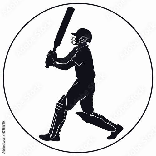 Teen cricket batsman