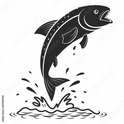 Fish jumping