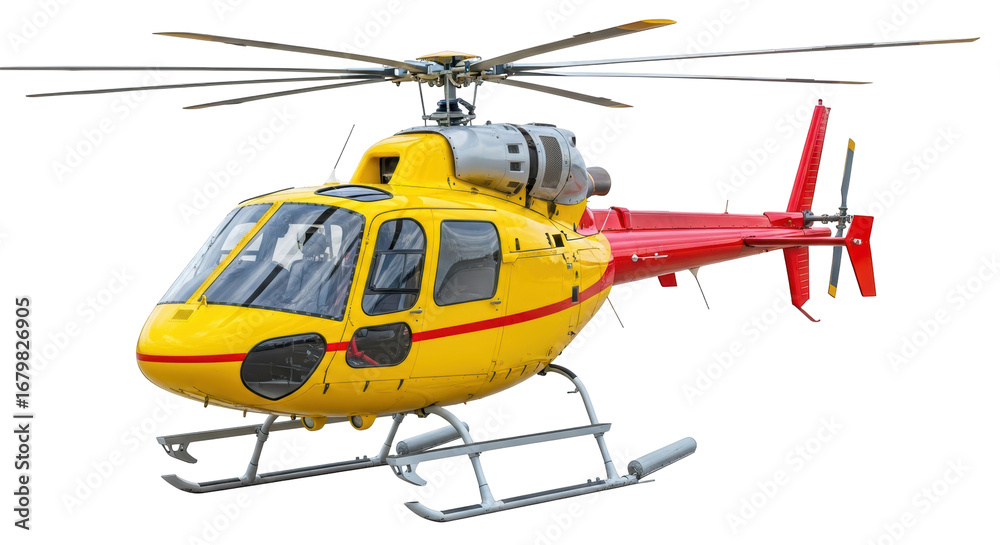 Fototapeta premium Isolated Helicopter