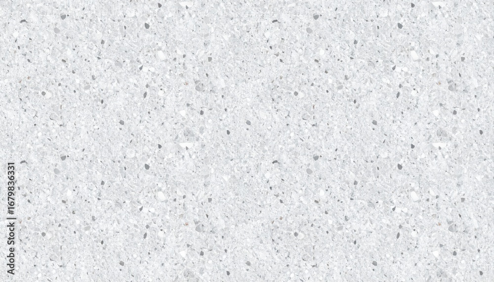 Obraz premium Seamless Terrazzo Pattern: White and Grey Micro Specks Texture