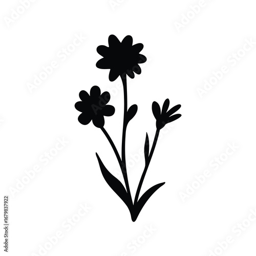 Wallpaper Mural vector illustration of a flower Torontodigital.ca