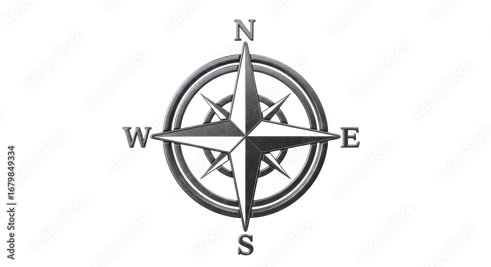 Fototapeta premium Isolated Compass