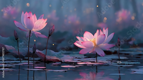pink lotus flower