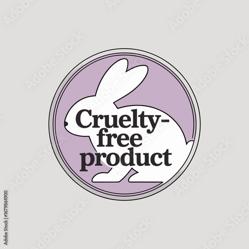 Cruelty Free Product Bunny Badge
