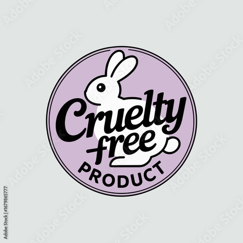 Cruelty Free Product Bunny Badge