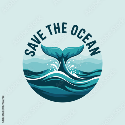 Save the Ocean Whale Conservation Badge