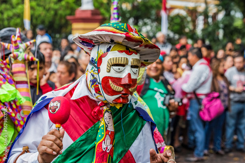Danzantes en la Fiesta Patronal de San Jerónimo en Coatepec, Veracruz.