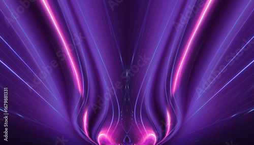 Abstract futuristic neon ba...