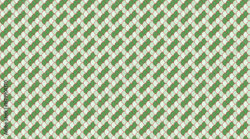 Elegant green and cream scale pattern.  Perfect for textile design, website backgrounds, or any project needing a subtle yet sophisticated texture.  Evokes feelings of calm, nature, and tranquility.