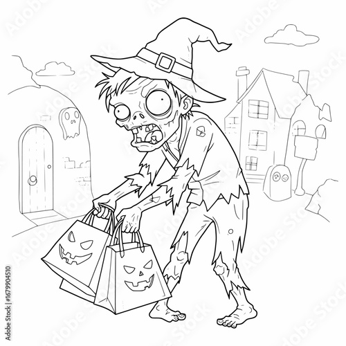 Zombie Trick-or-Treater