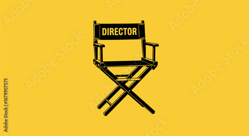 Directors Chair: Symbol of Filmmaking Leadership and Creative Vision.