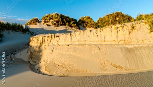 Fototapeta Naklejka Na Ścianę i Meble -  Coastal Sand Dune Landscape at Sunrise